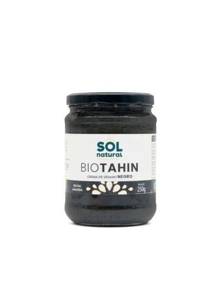 Tahin Negro crema de sesamo negro bio 250g Sol Natural