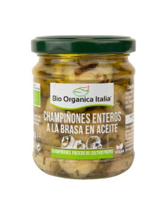 Champiñones enteros a la brasa en aceite Bio 190g Organica Italia