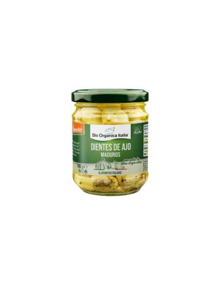 Ajos en aceite Bio 190g Organica Italia