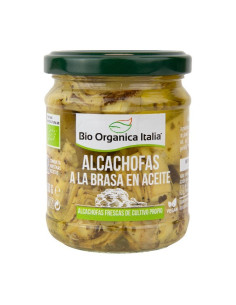 Alcachofas a la brasa en aceite Bio 190g Organica Italia