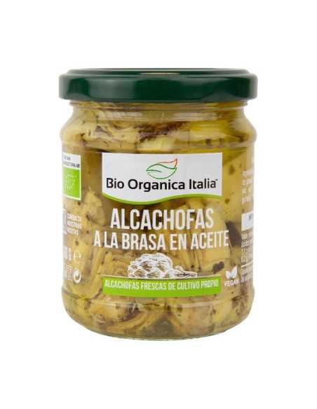 Alcachofas a la brasa en aceite Bio 190g Organica Italia