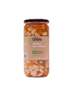 Alubias con verduras Bio 720g Carlota Organic