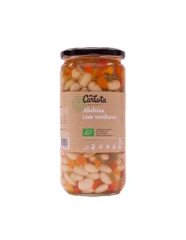 Alubias con verduras Bio 720g Carlota Organic