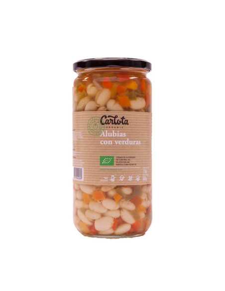 Alubias con verduras Bio 720g Carlota Organic
