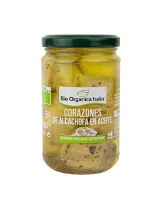 Corazones de alcachofa en aceite Bio 280g Organica Italia