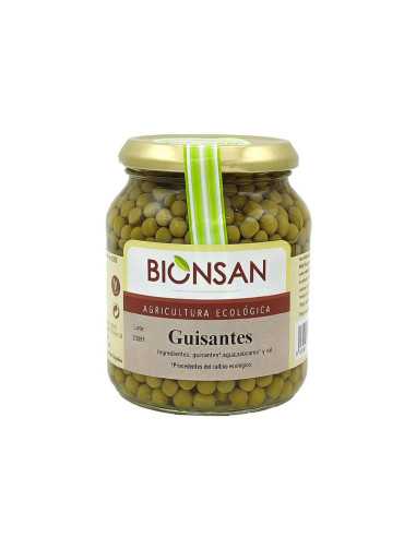 Guisantes bio tarro 320g Bionsan