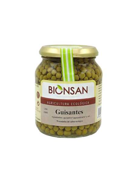 Guisantes bio tarro 320g Bionsan