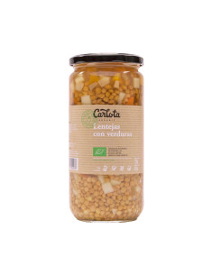 Lentejas con verduras Bio 720g Carlota Organic
