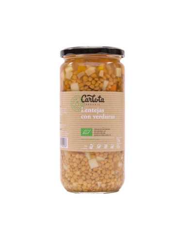 Lentejas con verduras Bio 720g Carlota Organic