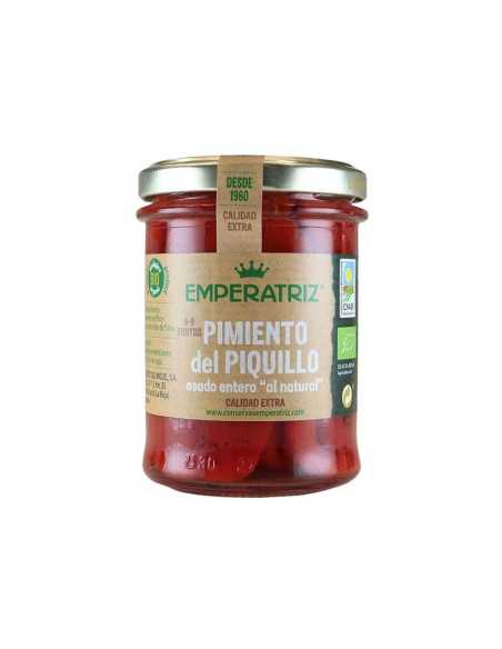 Pimiento del piquillo asado entero bio 212ml Emperatriz