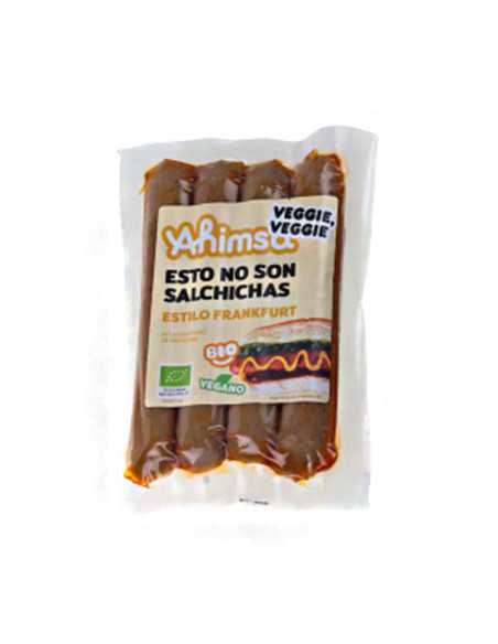 Salchichas veggie estilo Frankfurt (temperatura ambiente) (4 UND) Bio 230g AHIMSA