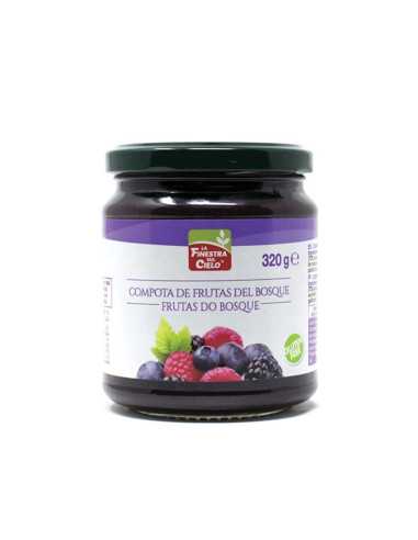 Compota de frutas del bosque bio 320g La Finestra