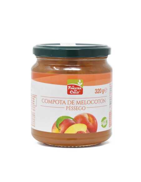 Compota de melocoton bio 280g La Finestra