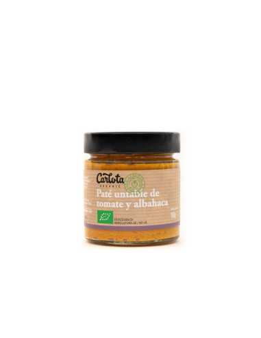 Pate de Tomate y Albahaca Bio 180g Carlota Organic