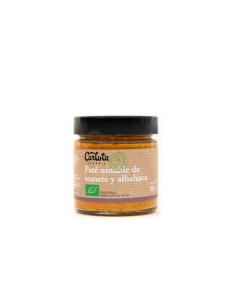Pate de Tomate y Albahaca Bio 180g Carlota Organic Pate de Tomate y Albahaca Bio 180g Carlota Organic