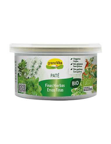 Pate finas hierbas girasol Bio 125g Granovita
