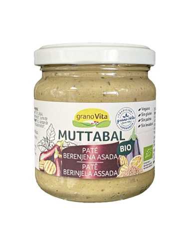 Pate Muttabal berenjena asada Bio cristal 175g Granovita