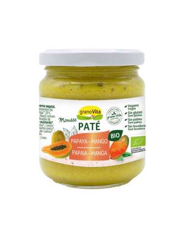Pate Papaya Mango cristal Bio 175g Granovita