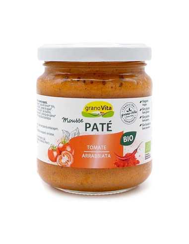 Pate Tomate-Arrabiata Bio cristal 175g Granovita