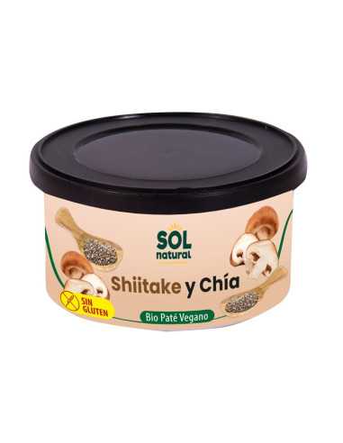 Pate vegano shiitake chia bio 125g Sol Natural