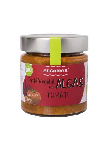 Pate vegetal con algas y tomate Bio 180g Algamar
