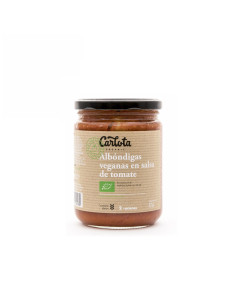 Albondigas veganas en salsa de tomate Bio 425g Carlota Organic