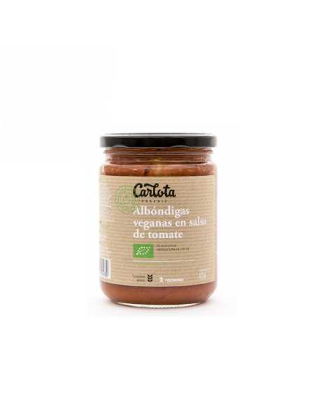 Albondigas veganas en salsa de tomate Bio 425g Carlota Organic Albondigas veganas en salsa de tomate Bio 425g Carlota Organic