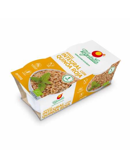 Arroz integral y quinoa roja bio 2x125 g Vegetalia