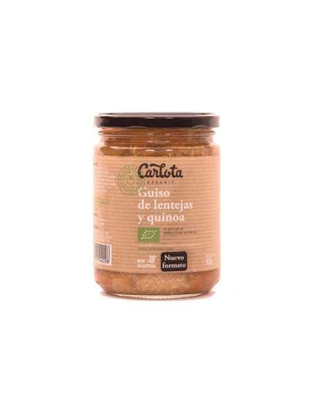 Guiso de lentejas y quinoa Bio 425g Carlota Organic