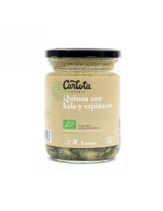 Quinoa con kale y espinacas 425g Carlota Organic