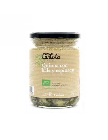 Quinoa con kale y espinacas 425g Carlota Organic