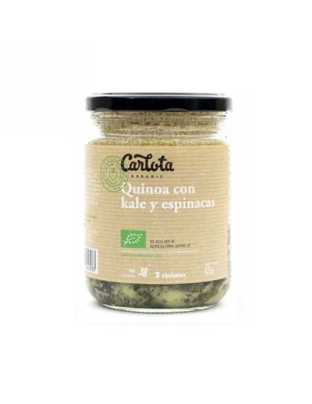 Quinoa con kale y espinacas 425g Carlota Organic