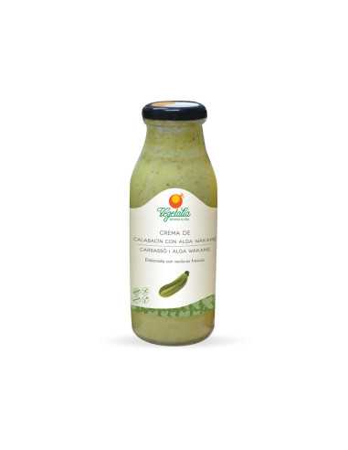 Crema de calabacín con alga wakame bio 500 ml Vegetalia