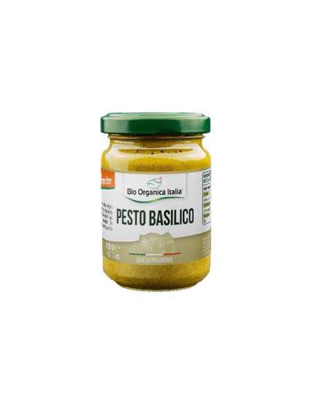 Pesto verde con pecorino y anacardos Bio 130g Organica Italia