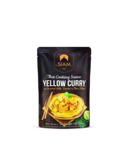 Salsa de curry amarillo con vegetales 200g deSIAM