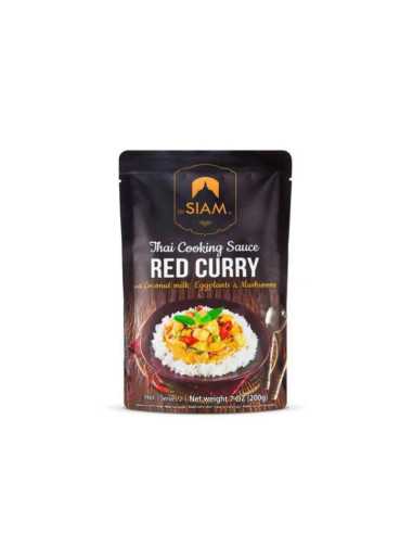 Salsa de curry rojo con vegetales 200g deSIAM