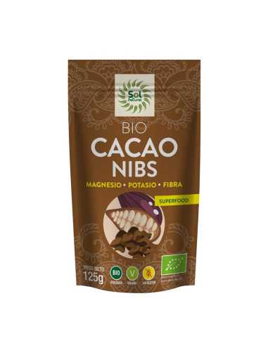 Cacao nibs crudo raw bio 125g Sol Natural