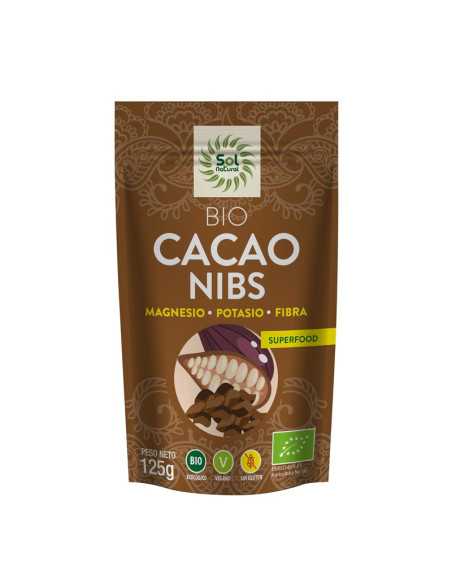 Cacao nibs crudo raw bio 125g Sol Natural
