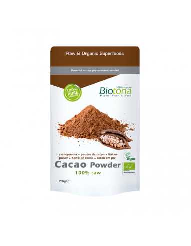 Cacao powder/cacao en polvo superfood bio 200g Biotona