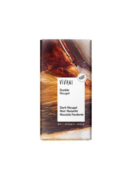 Chocolate negro con praline de avellanas bio 100g Vivani
