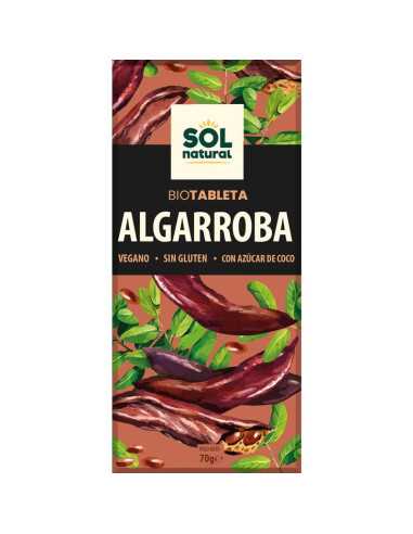Tableta de algarroba Bio 70g Sol Natural