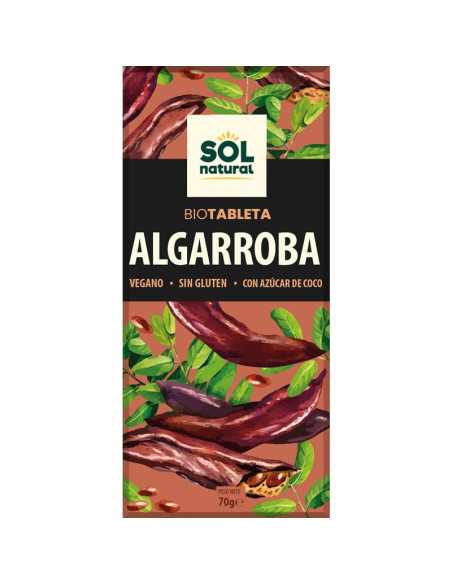 Tableta de algarroba Bio 70g Sol Natural