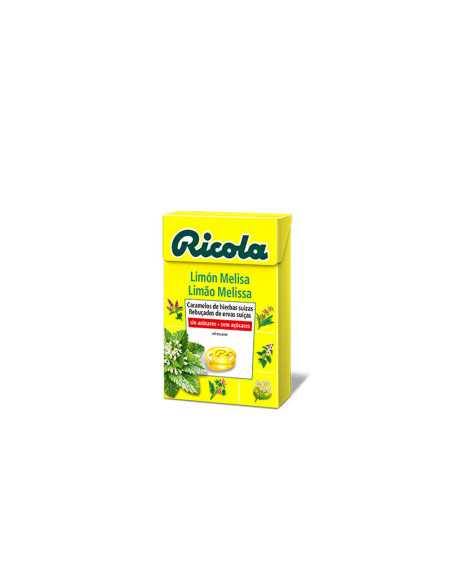 Caramelos de limon melisa sin azucar 50 g Ricola