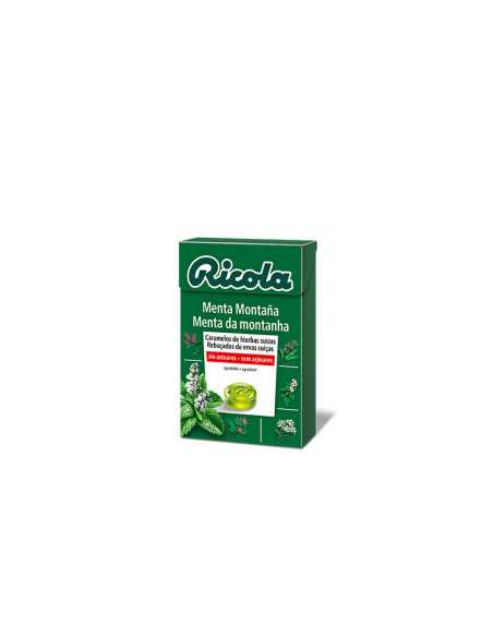 Caramelos de menta montaña sin azucar 50 g Ricola