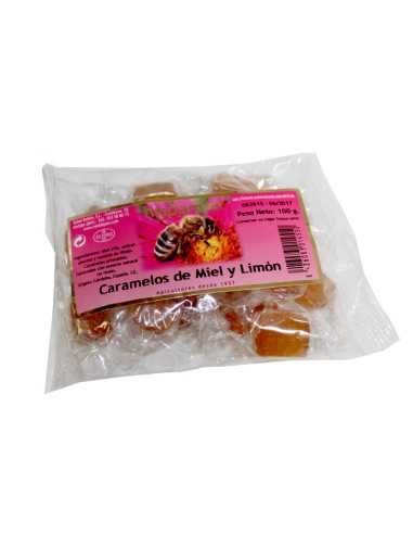 Caramelos Miel y Limon 100g Hispamiel