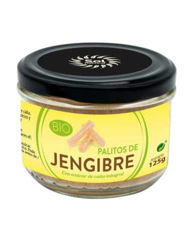Palitos de jengibre bio 125g Sol Natural