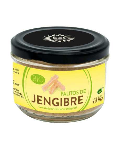 Palitos de jengibre bio 125g Sol Natural
