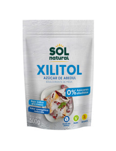Xilitol-Azucar de abedul bote 500g Sol Natural