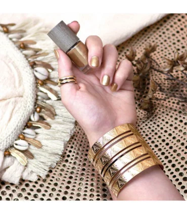 Esmalte de uñas 58 Solar Gold-6 ml | Esmalte sin acetona