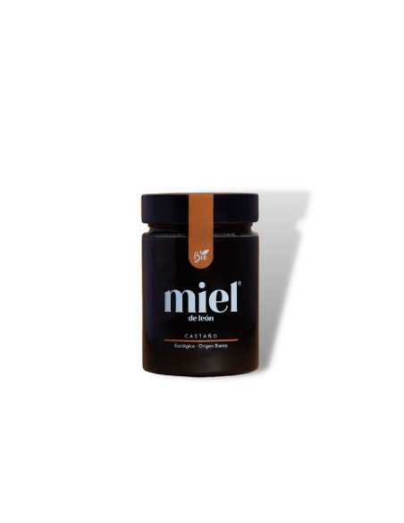 Miel de castaño Bio 450g Miel de Leon